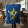 Coperta in Flanella Stampata Fenerbahçe Youth, Alta Qualità, Confortevole per Tutte le Stagioni, Arredamento per la Casa, Calore e Comfort