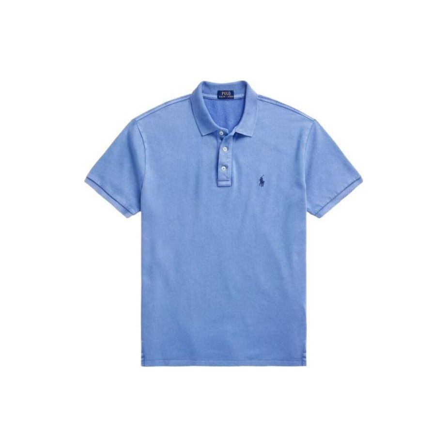 

Polo Ralph Lauren однотонная рубашка поло мужская светло-голубая 710660897-033 M