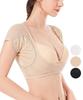 KIM YOUNG JOO GOLF Women'S Mesh Underarm Sweat-Breathing Pad Short Sleeve Inner Top Kqmlqt18