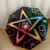 Cosmic Pentagram Energy Portable Automatic Umbrella Sturdy 8-Rib Shaft Foldable Design Travel Essential Fashionable Accessory