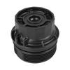 Engine Filter Housing Cap Cover Car Black for 2008-2012 Toyota Corolla Matrix Sprius Rhino On XD 15620-37010
