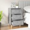 VidaXL Bedside Table Concrete Grey 40x35x70 Cm Engineered Wood 819664
