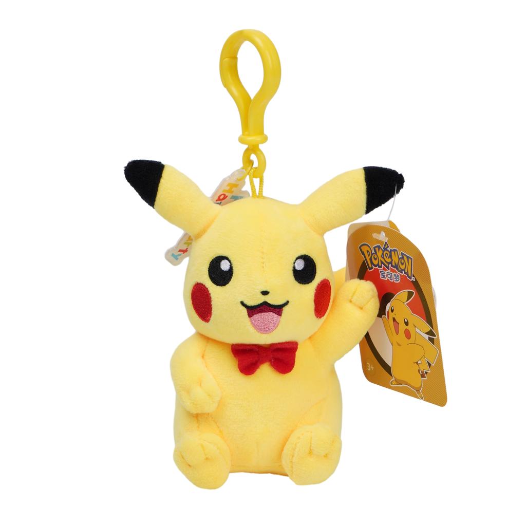 Pokemon Pikachu Mew Squirtle Charmander Kawaii Plush Toy Pendant School Bag Backpack Pendant Key Ring Small Doll Birthday Gift