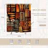 African Abstract Ethnic Printed Shower Curtain Afro Tribal Boho Geometric For Bathroom Decor