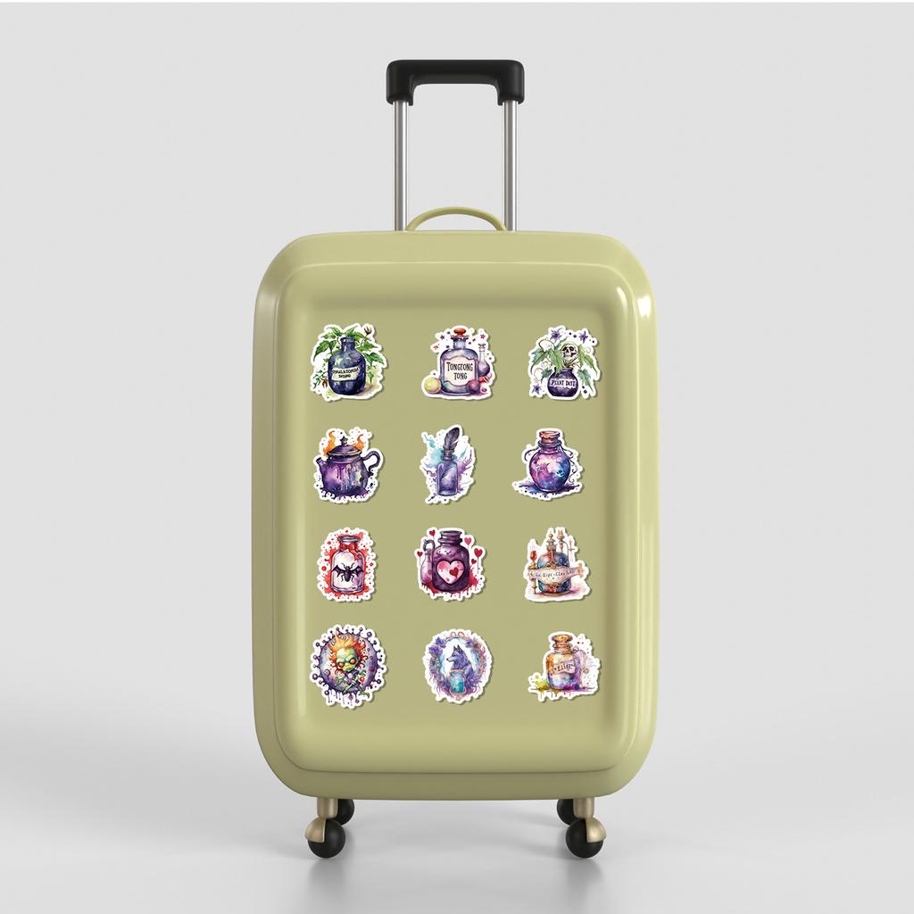 50 Magical Magic Potion Graffiti Stickers Mobile Phone Computer Waterproof Decorative Stickers Creative Stationery Stickers