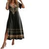 2026 Spring/Summer Women's Bohemian Ethnic Printed Plus Size Dress