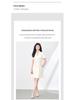 Women's Summer High-End Double-Breasted Slimming Suit Dress with Turn-Down Collar