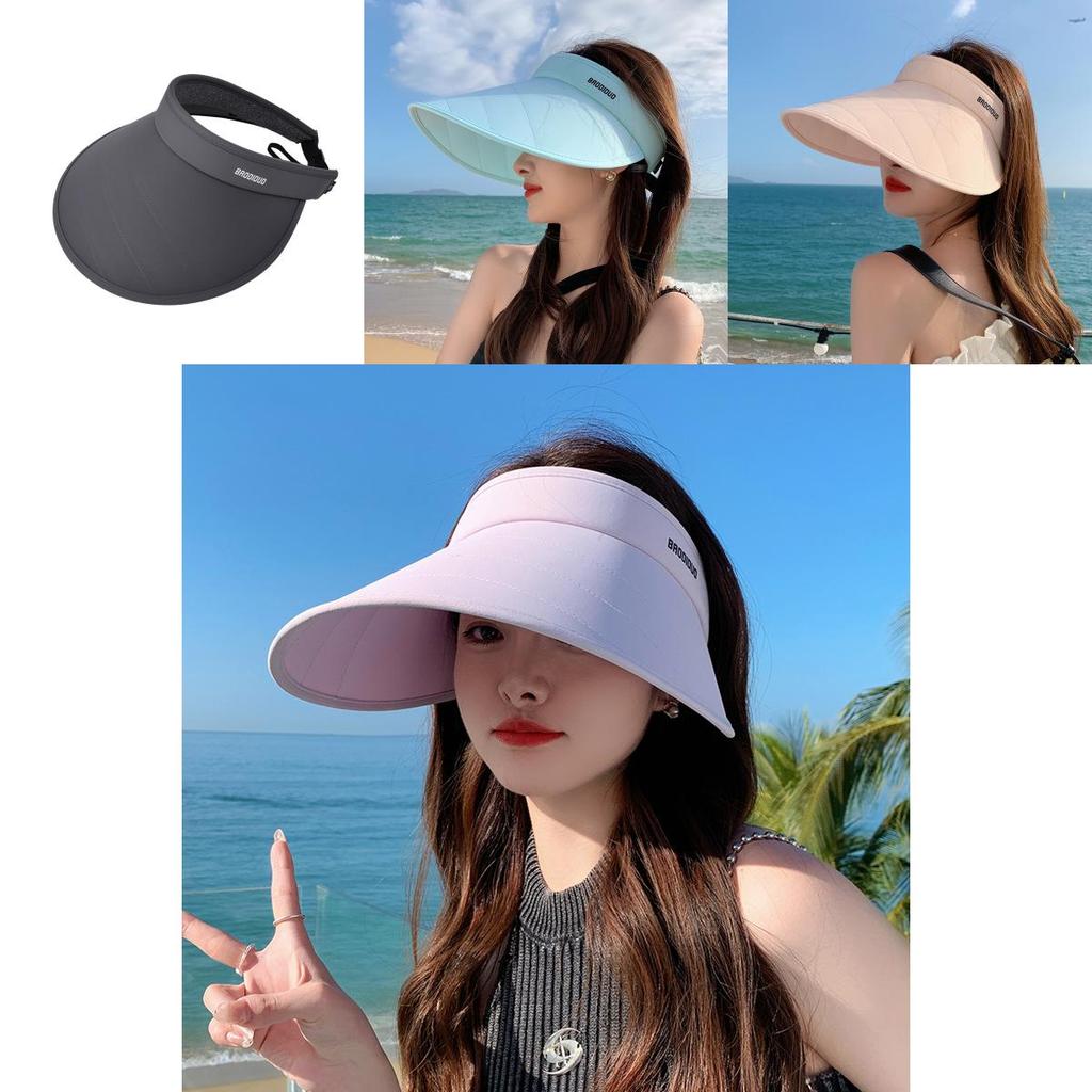 Summer Sun Protection Cap With Big Brim And Lightweight Material For Daily Outings