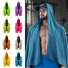Quick Drying Bath Towel Breathable Beach Hooded Cloak Multi-Functional Cooling Shawl  Camping