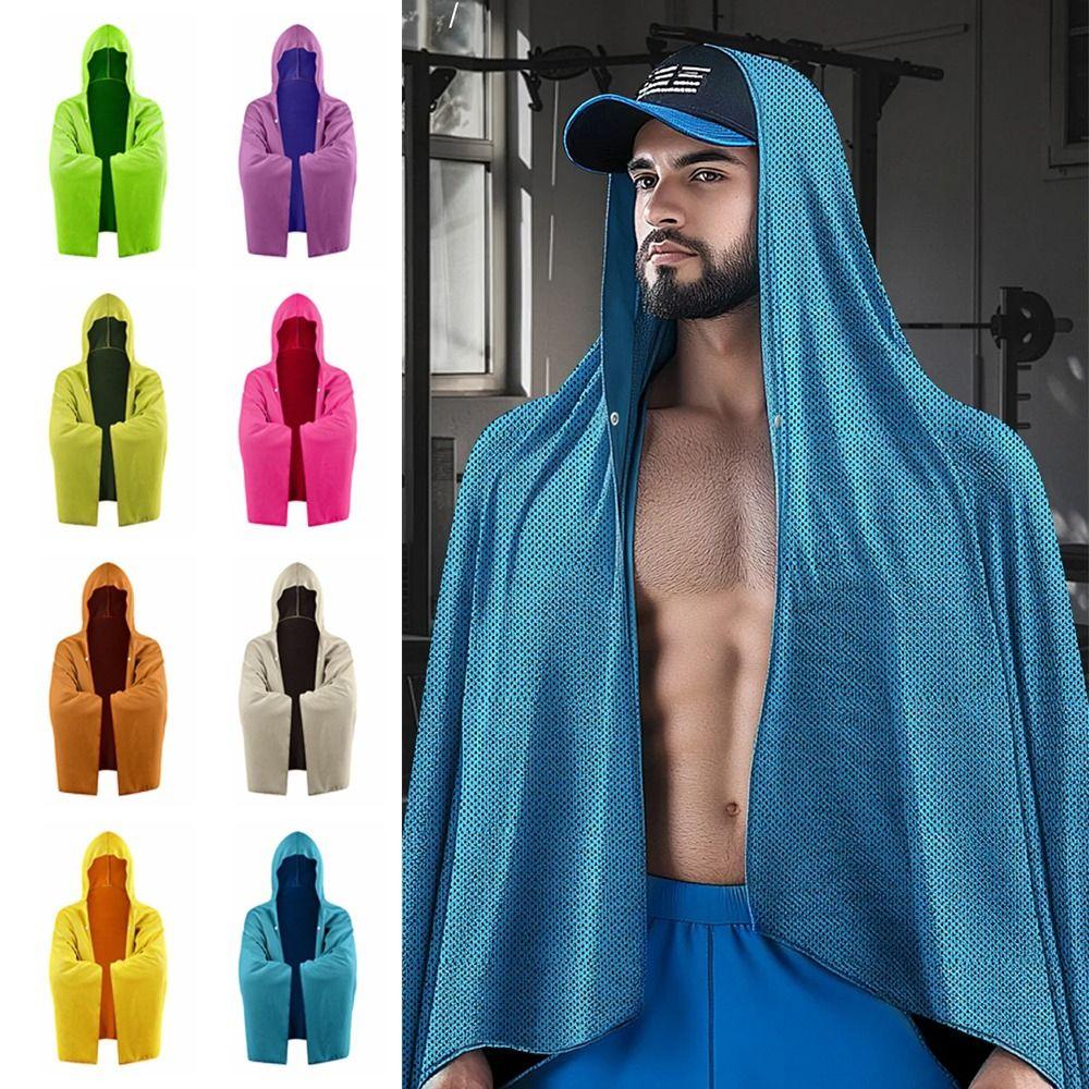 Creative Bath Towel Breathable Sports Cooling Cape Multi-Functional Cooling Shawl  Cycling