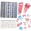 3D Bow Nail Art Silicone Mold - DIY Butterfly Crystal Gel Sculpture Template