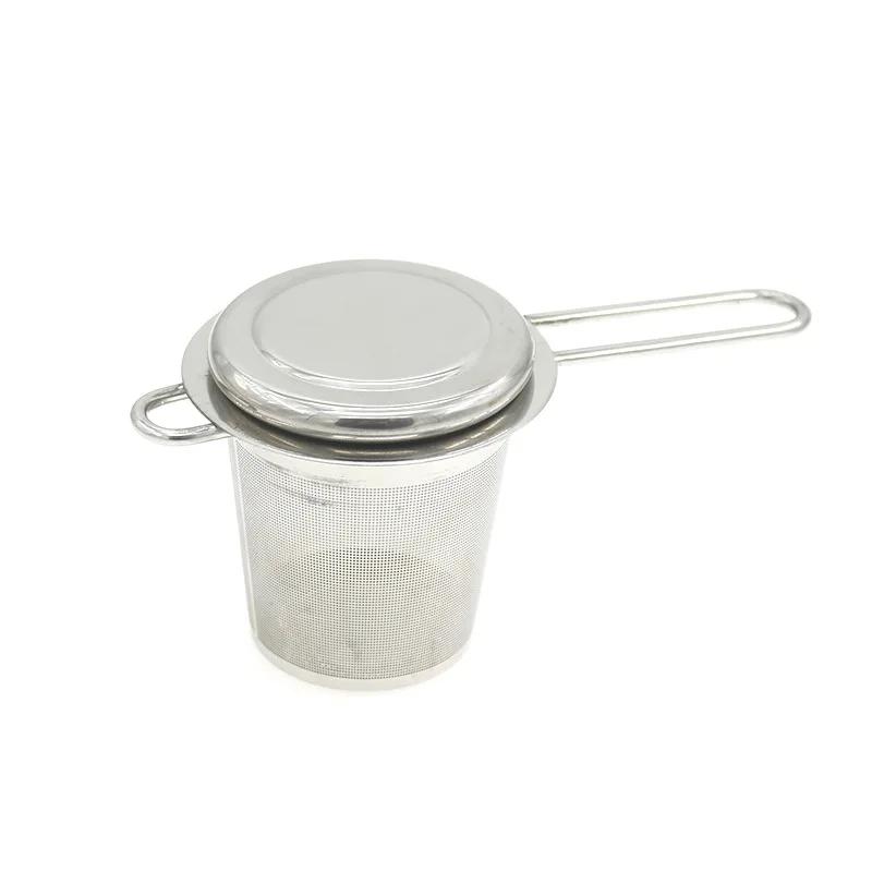

Stainless Steel Mesh Tea Infuser with Lid Reusable Cup Strainer Loose Leaf Spice Filter for Teapots Mugs Cup To Steep Tea Coffee
