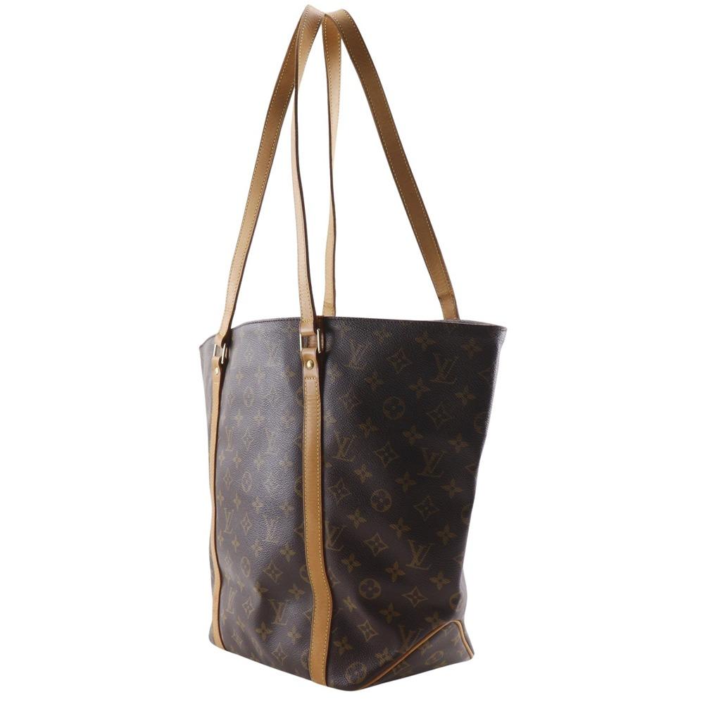 Louis Vuitton Einkaufstasche Tote Bag M51108 Braun Monogram Canvas Damen Gebraucht