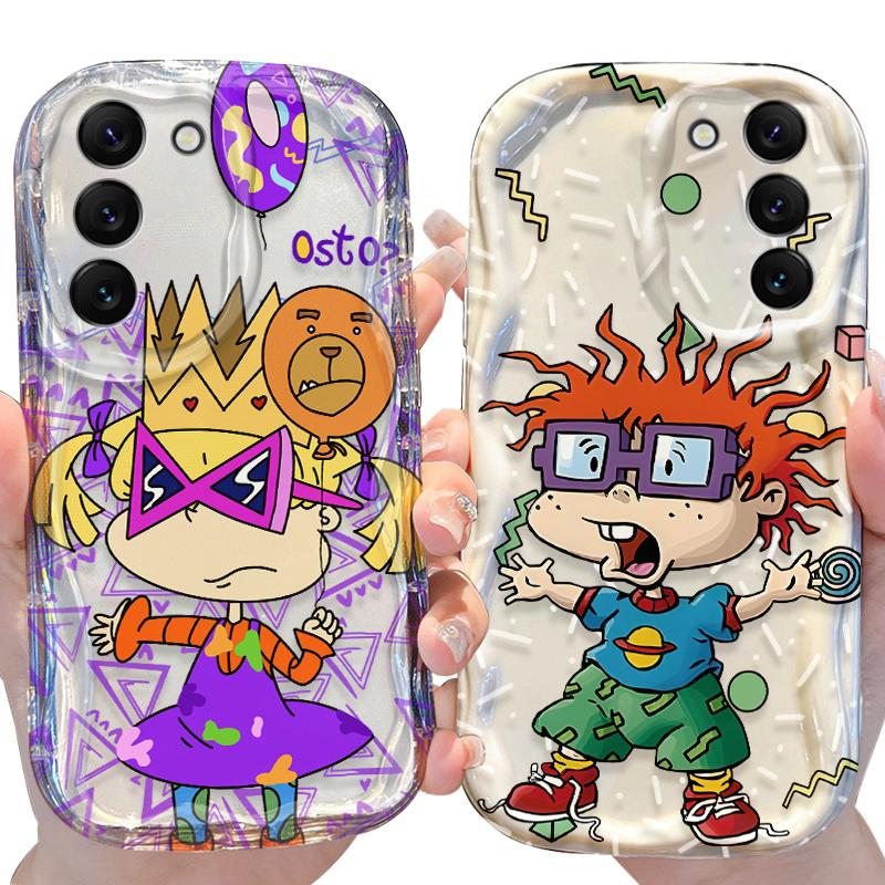 R-Rugrats Wave Case for Samsung Galaxy A36 A35 A34 A33 A32 A31 A30 A20 A24 A23 A22 A21S A20S A16 A15 A14 A13 4G A12 5G Cover