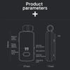 Earphone Earpiece Rechargeable Auto Pairing LED Display Noise Reduction Single Earbud Business
