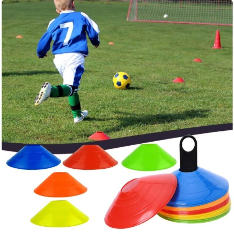 Agility Disc Cone Set Football Training Saucer Cones Marker Discs Multi Sport Training Space Cones Training Accessories