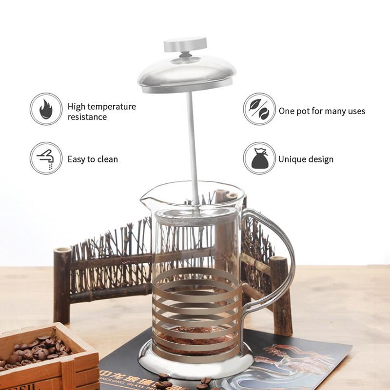 600ml cafetera francesa press maker tetera tetera con un corte elegante a  la parrilla comprar a buen precio — entrega gratuita, reseñas reales con  fotos — Joom