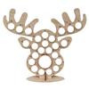 VOFUN-Wooden Christmas Countdown Calendar Christmas Tree Countdown Calendar Chocolate Stand
