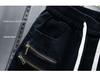 Trendy Men's Spring/Summer Elastic Casual Zipper Ripped Skinny Joggers Harajuku Long Pants