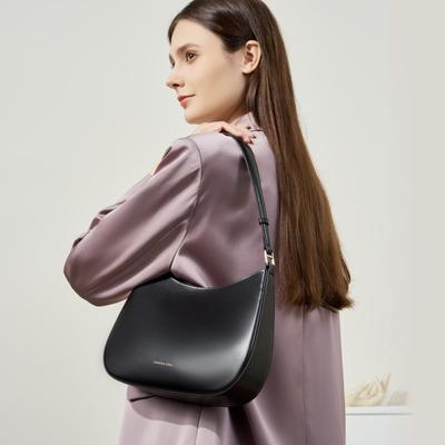 High Sense Niche Design Baguette Leather Women's Bag Fashion Underarm Bag Shoulder Bag Women's Tote Bag
