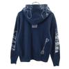 A BATHING APE made in Japan Long sleeve sweat Zip hoodie S Navy Men's Used