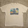 Camiseta Vintage 90s Dan Gilbert Art Group Festival Masculina G Thrashed Manchas Punk