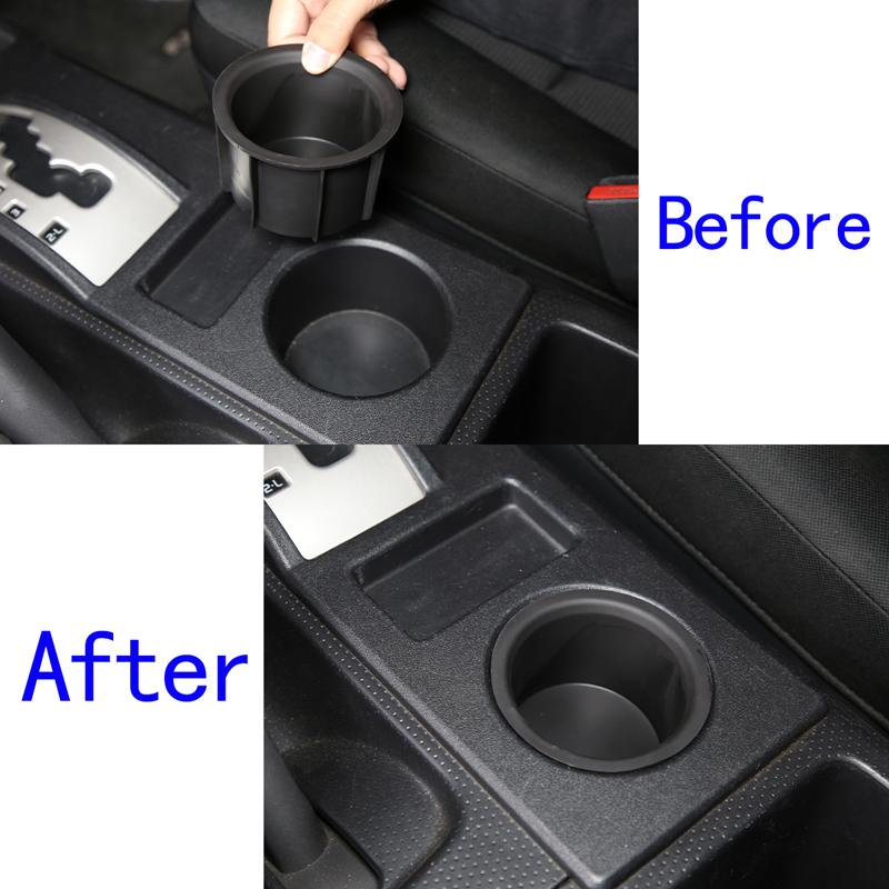 Car Cup Holder For Toyota FJ Cruiser 2007- Silicone Central Control Cup Stopper Drink Water Bottle Can Mount Anti-slip