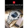 POEDAGAR Luxury Man Quartz Watch Square Watch for Men Waterproof Luminous Date Stainless Steel Watches Sports Clock reloj