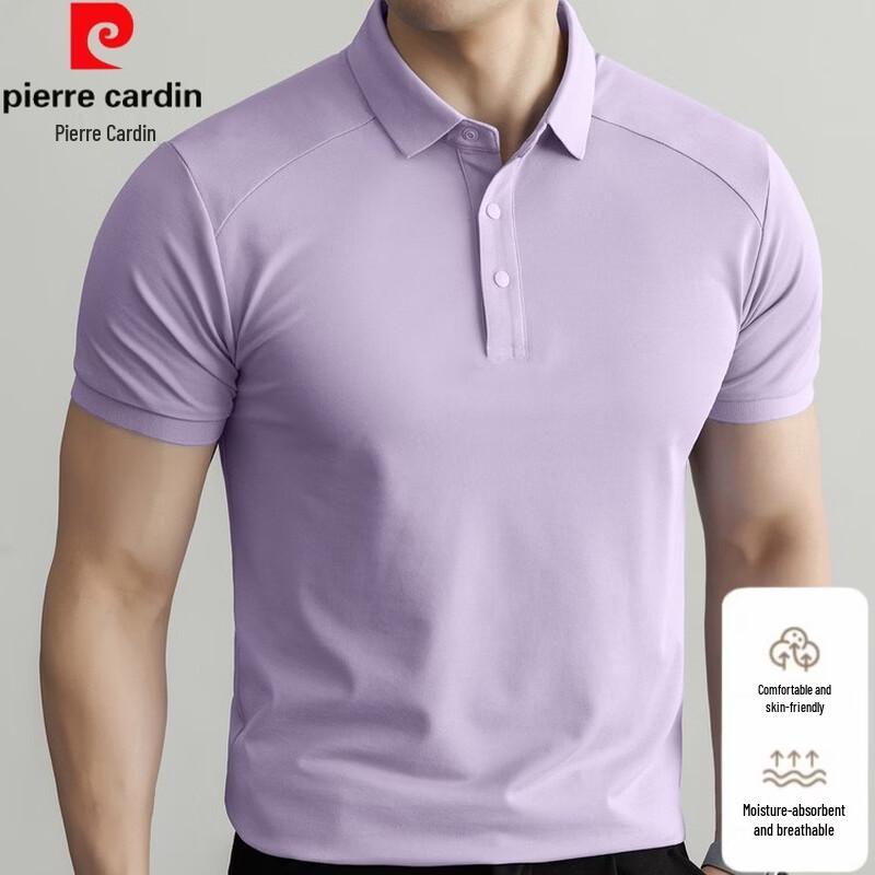 Pierre Cardin 2026 Summer Ice Silk Cool-Touch Short Sleeve Polo Shirt