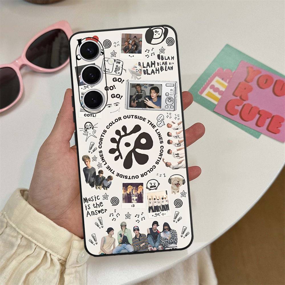 

Горячий Kpop C-CORTIS Чехол для телефона для Samsung S 24 Fe 25 Ultra Plus 20 Lite 21 30 22 23 24 22 Ultra 5G Fundas Samsung S22 5G