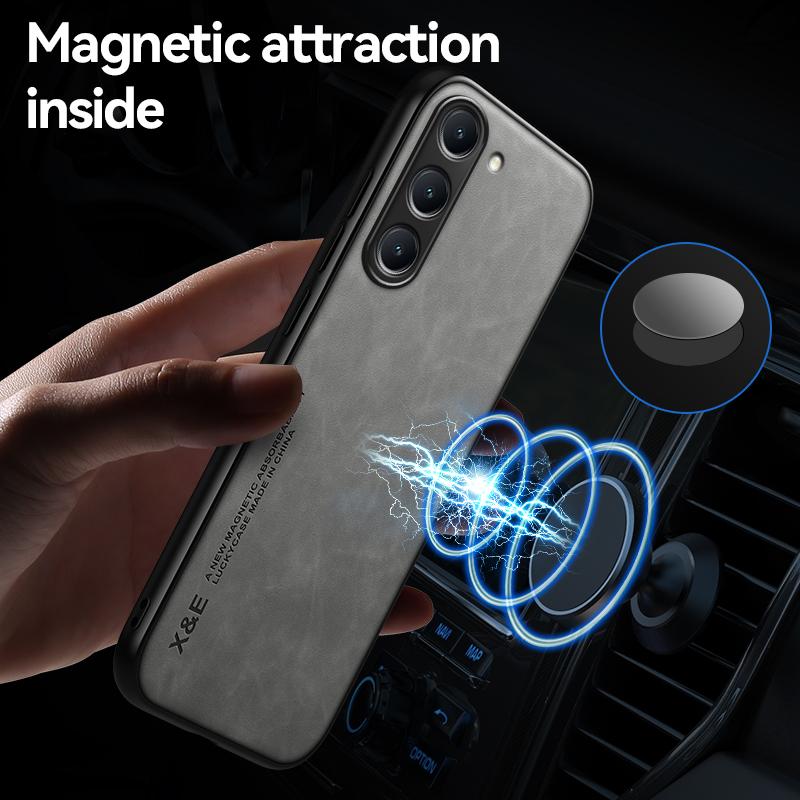 Luxury Back Case For Samsung Galaxy S23 Plus Ultra Silicone Shockproof Leather Phone Cover On For Samsung S 23 S23plus Cover