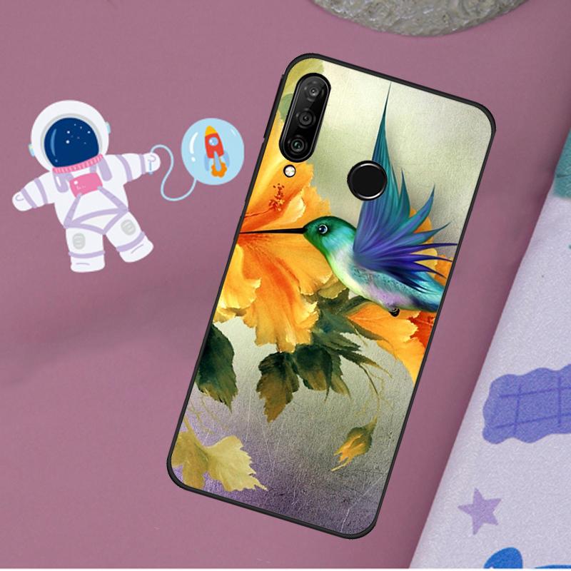 Hummingbird For Huawei Nova 12s 12i 11i 8i Y73 Y72 Y61 Y91 Y90 Y70 Y60 9 10 SE P30 P40 Lite P60 Pro Case