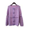 Milk gentle wind knitted cardigan autumn and winter new loose soft waxy flower sweet sweater jacket women
