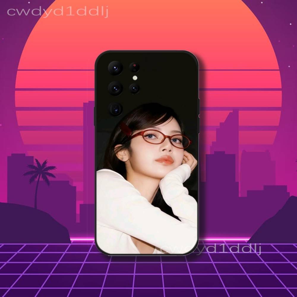 L-LISA LALISA Alter Ego Phone Case For Samsung S10,S21,FE,S21 ,S26,S25,S24,S23,Ultra,S9,S22,Plus Black Shell Cover