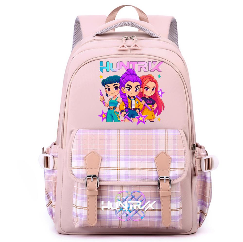 Anime K-Pop Printed Large Capacity Backpack for Teenger Student Girl Boy Schoolbag Bookbag Women Large Capacity Waterproof Travel Bag Kid Gift