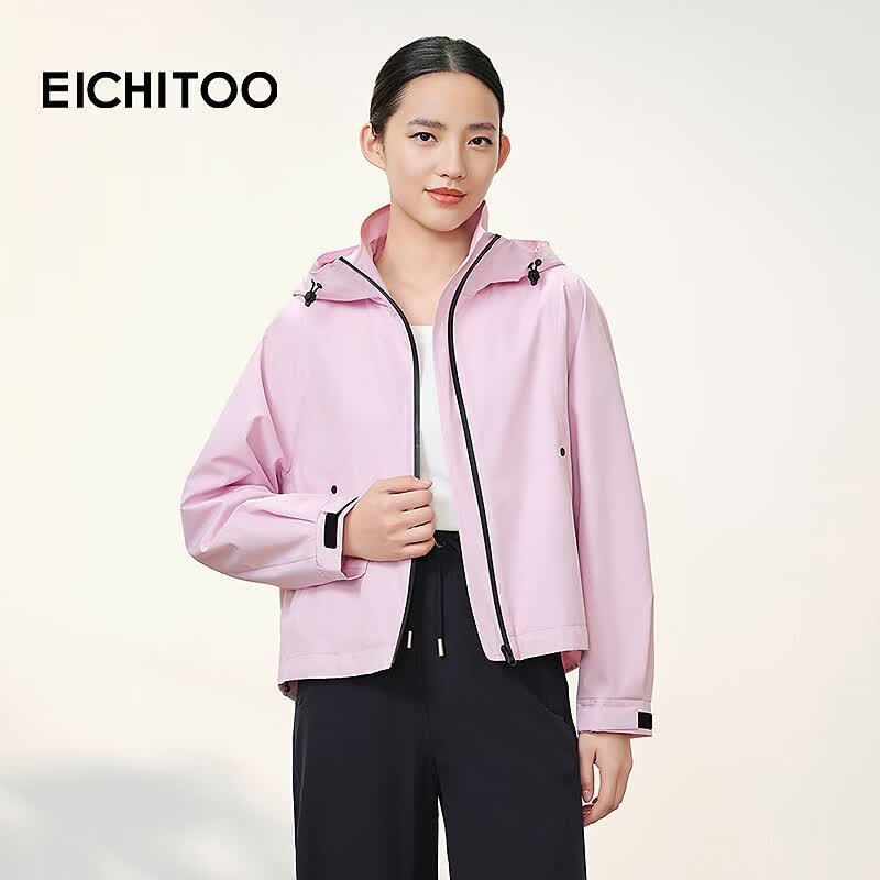 EICHITOO Women s Hooded Outdoor Jacket M