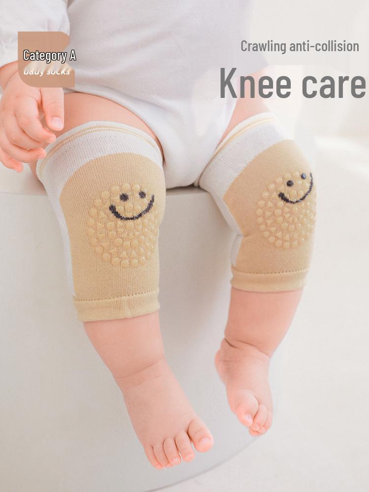 New Baby Summer Cartoon Mesh Knee Pads - Anti-Slip Breathable Crawling Socks