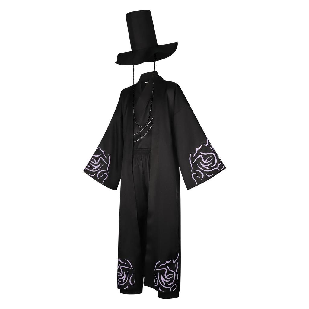 Hunter Demon Shaka Boys Cosplay Outfit - Qin Yu & Abby Black Stage Costume