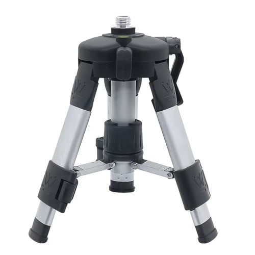 zmart Height Adjustable Metal Tripod for Laser Levels, 5/8" Mounting Screw, 24-41cm, Aluminum Alloy Holder, Surveying Equipment, Level, Laser Marker,