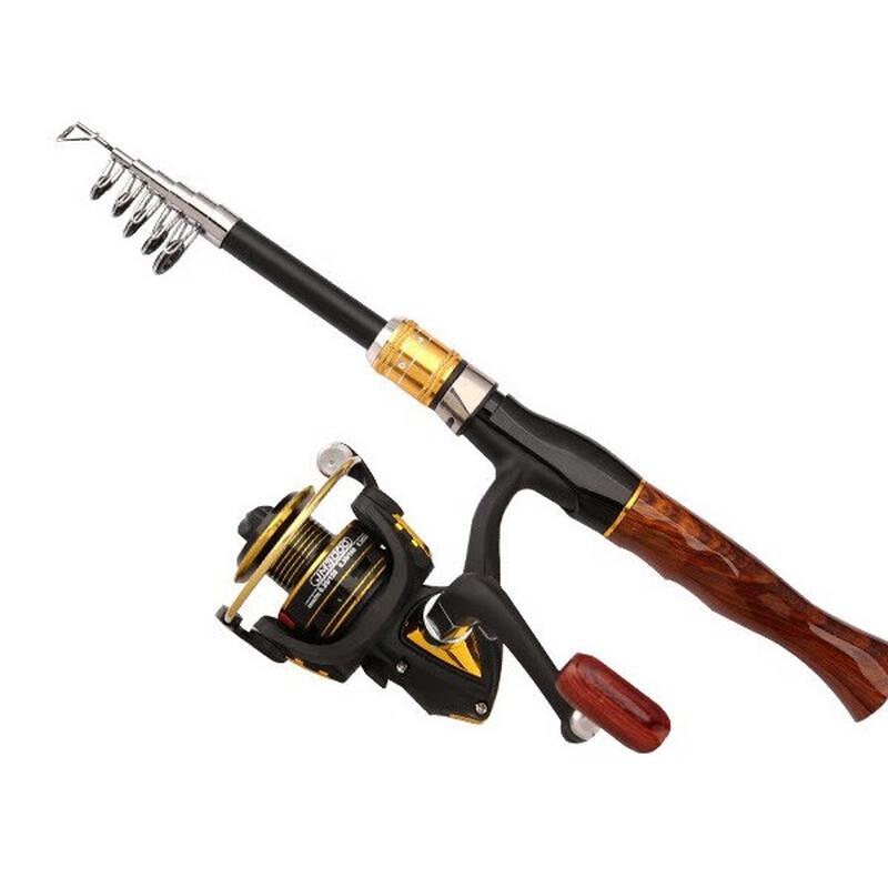 Мини-телескопическое удилище Oeny из углепластика для спиннинговой ловли 2.1m