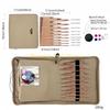 KX4B DIY Knitting Tool Aluminum Interchangeable Circular Knitting Needle for Knitting