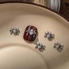 5Pcs/set Manicure Material Halloween Spider Nail Decorations  Nail Salon