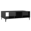  Coffee Table, Black, High Gloss, 103.5x60x35 Cm