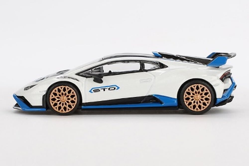 MINI GT Skala Lamborghini Huracan STO Bianco Asopo Produkt Gotowy 1/64 (Biały) (Kierownica po prawej stronie) MGT00788-R