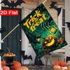 2D Flat - 2D Flat Trick Or Treat for Halloween_ Pumpkin Garden Flag_ 3 (8) XOutdoor Garden Flag Double-Sided Home Decoration Courtyard Decoration Outd