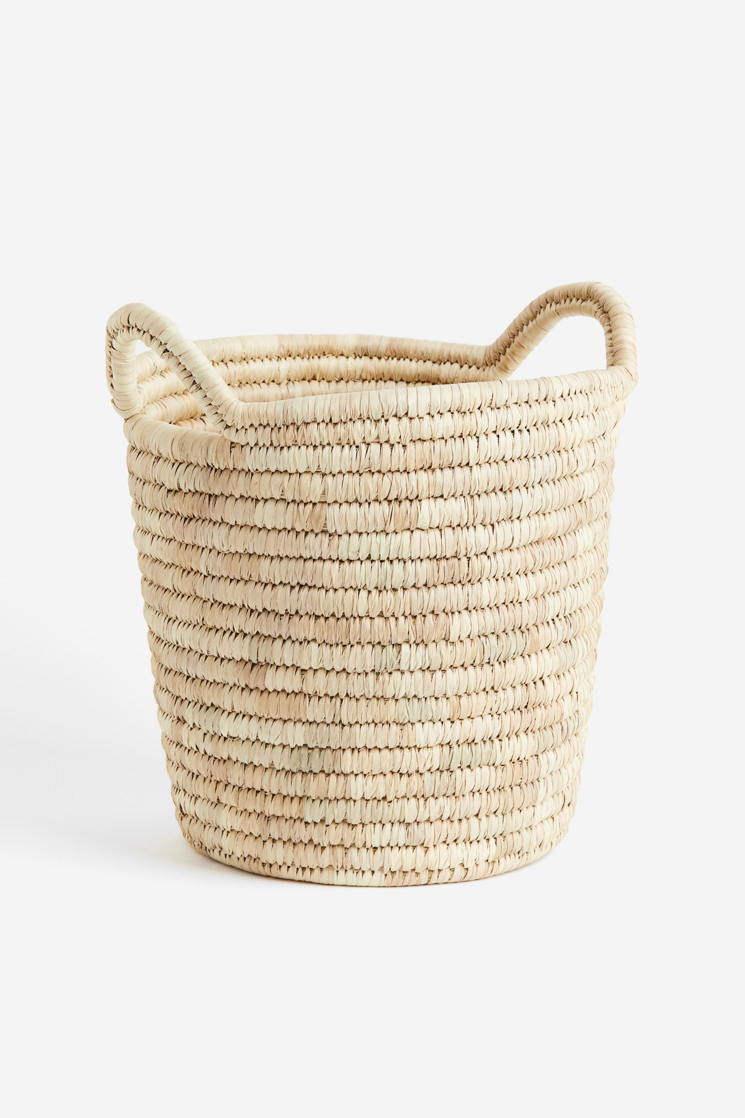 

Round seagrass storage basket