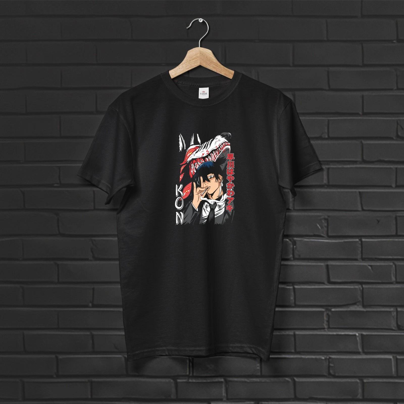 Aki Hayakawa Graphic Anime T-Shirt Men Unisex Casual Cotton Summer Outfit Tee S