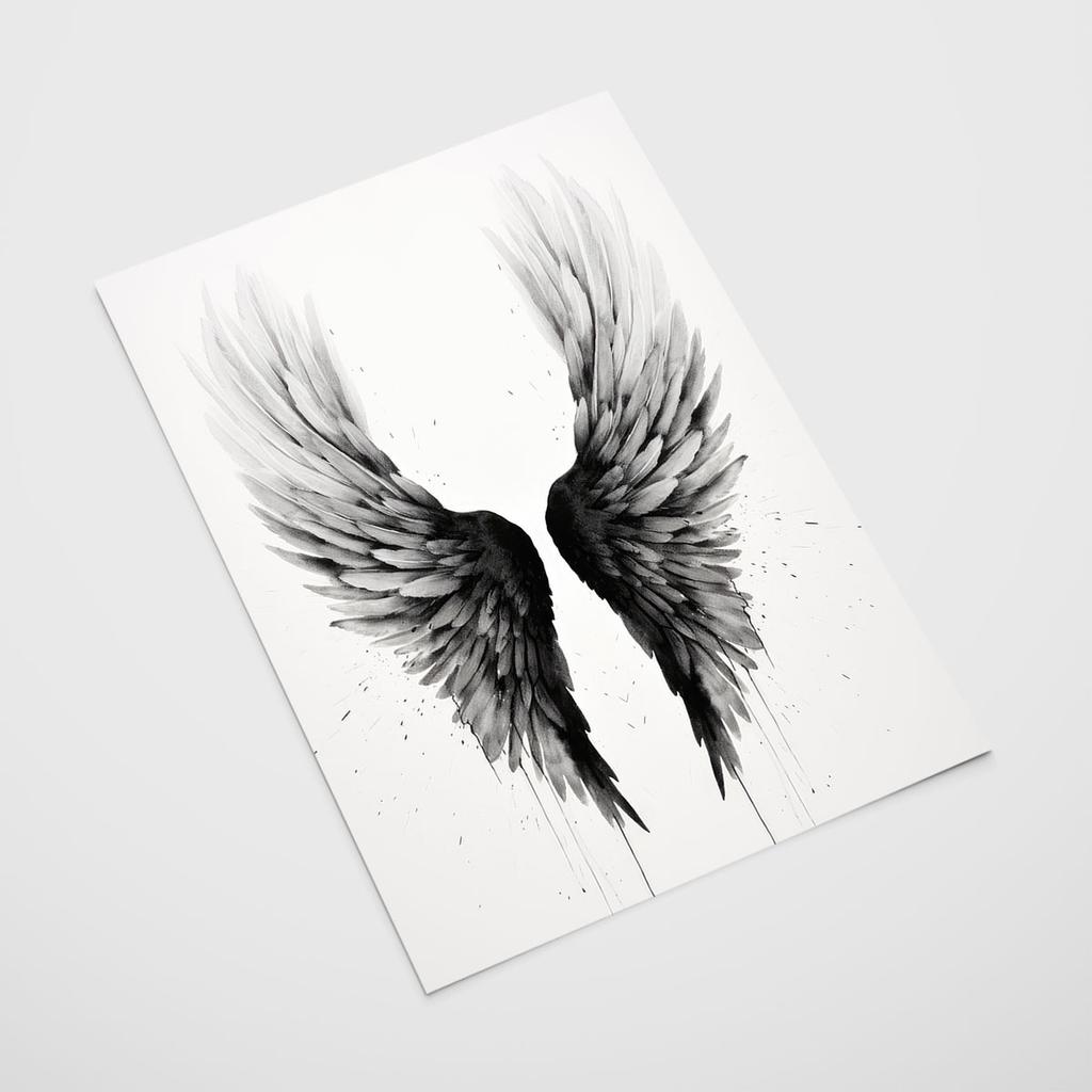 Plakat skrzydła anielskie