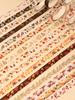 5 Rollen/Box Kawaii Farbige Vintage Washi Tapes Scrapbooking DIY Kreative Masking Tapes Geschenk für Künstler Schreibwaren Washi Tape