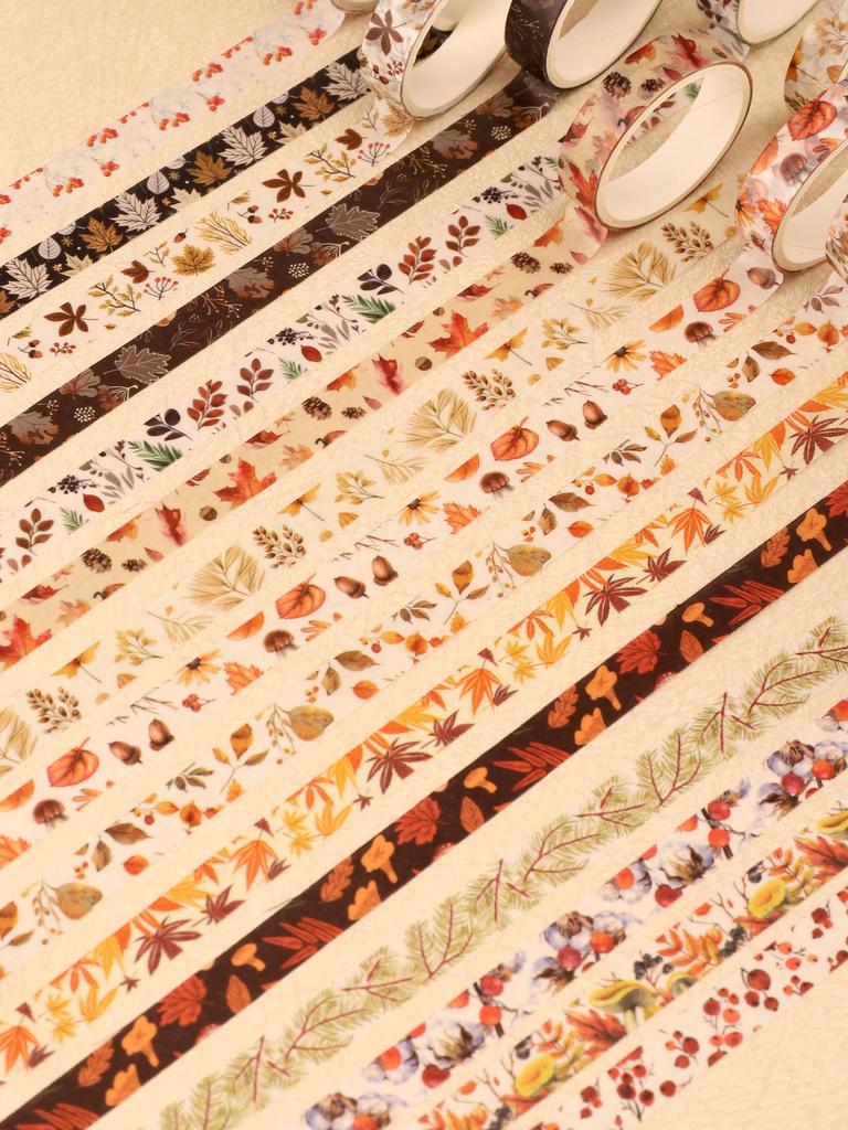 5 Rollen/Box Kawaii Farbige Vintage Washi Tapes Scrapbooking DIY Kreative Masking Tapes Geschenk für Künstler Schreibwaren Washi Tape
